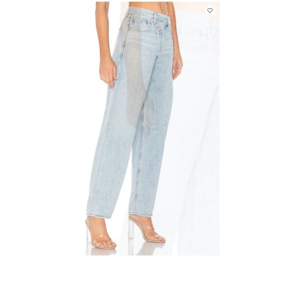 Agolde Criss Cross Upsized Jean Suburbia Summer Wash - Picture 4 of 9